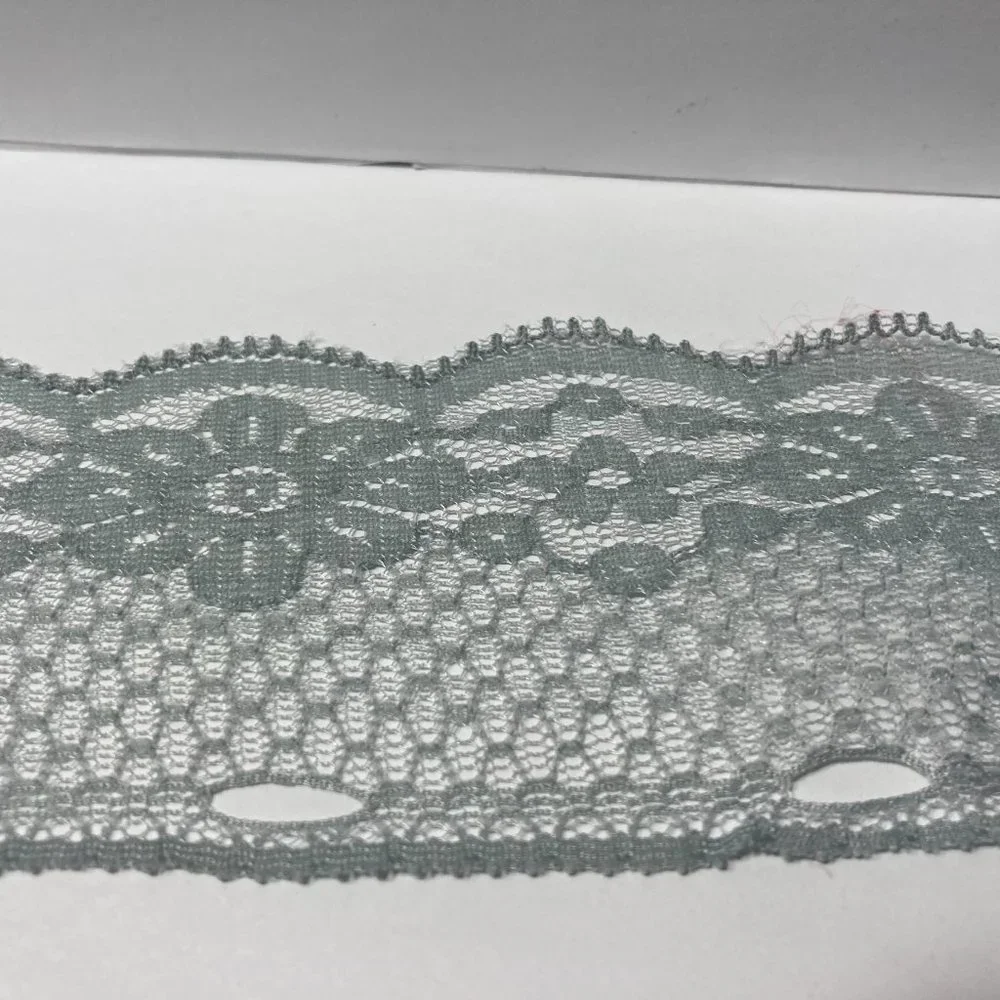 Grey Floral Lace Ribbon Crafts Trim 2